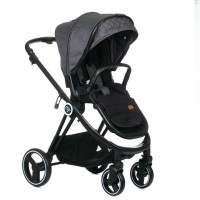 Коляска детская 2в1 BabyZz В102, серая